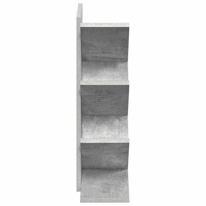 Raft pentru cărți în formă de copac cu 4 niveluri Gri Beton - WALTI WALTI