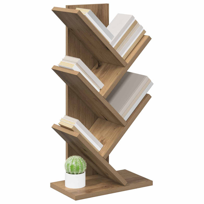 Raft pentru cărți cu 4 etaje 30 x 18 x 60 cm Lemn prelucrat - WALTI WALTI