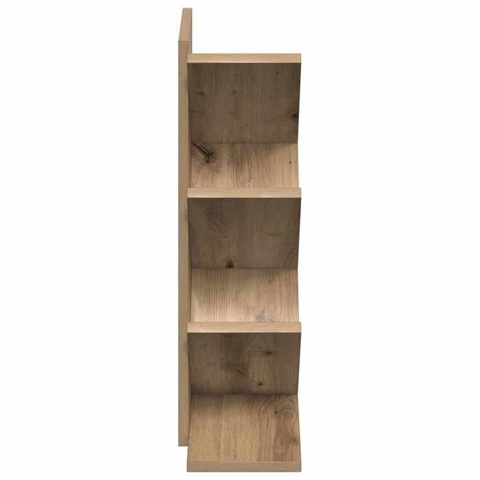 Raft pentru cărți cu 4 etaje 30 x 18 x 60 cm Lemn prelucrat - WALTI WALTI
