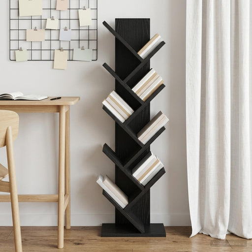 Bibliotecă în formă de copac cu 6 niveluri 30 x 18 x 100 cm - WALTI WALTI