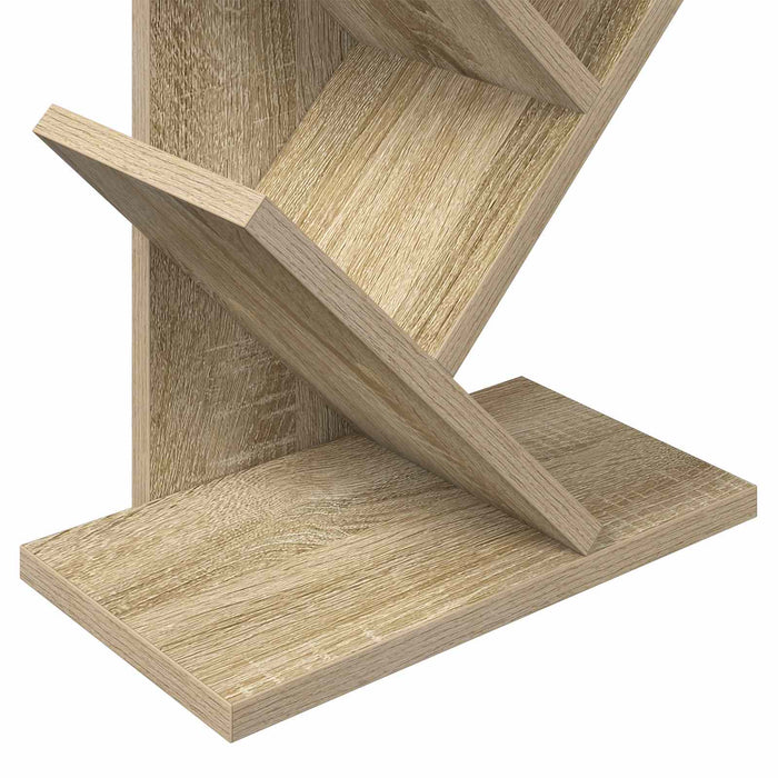 Raft pentru cărți cu 6 etaje 30 x 18 x 100 cm Lemn prelucrat - WALTI WALTI
