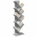 Bibliotecă în formă de copac cu 6 niveluri 30 x 18 x 100 cm - WALTI WALTI