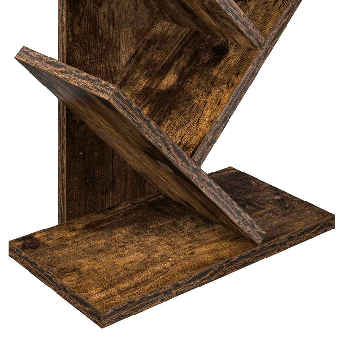 Raft pentru cărți cu 6 etaje 30 x 18 x 100 cm Lemn prelucrat - WALTI WALTI