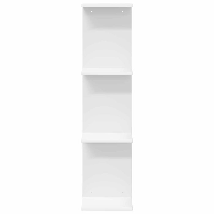 Raft de perete Alb 25 x 15 x 100 cm Lemn prelucrat - WALTI WALTI