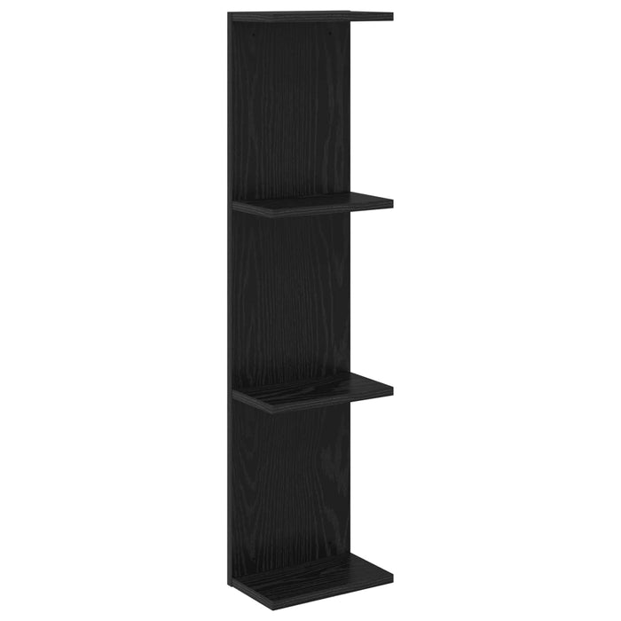 Raft de perete Stejar Negru 25 x 15 x 100 cm Lemn prelucrat - WALTI WALTI