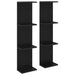 Raft de perete 2 pcs Stejar Negru 25 x 15 x 100 cm - WALTI WALTI