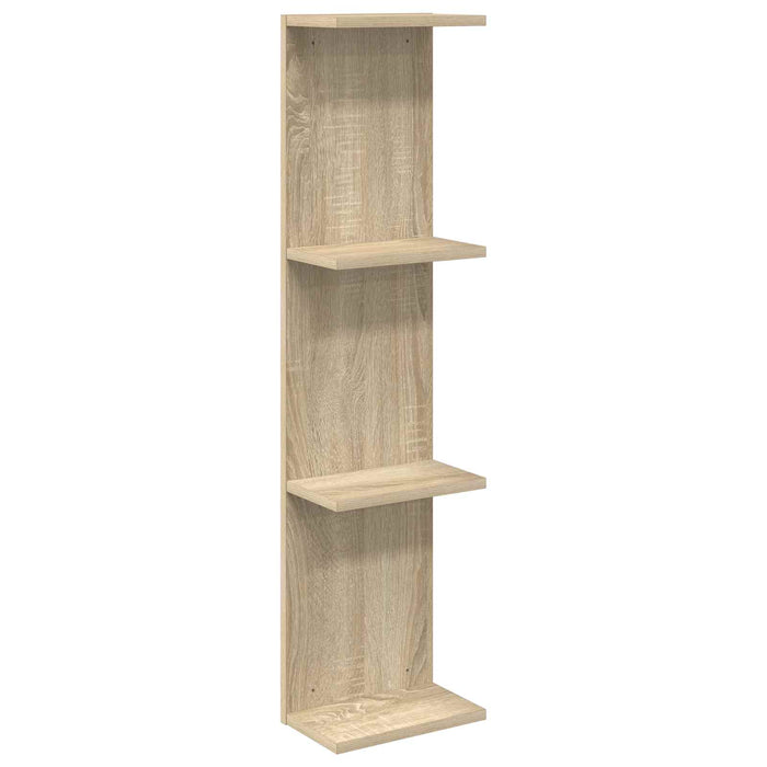 Raft de perete Stejar Sonoma 25 x 15 x 100 cm Lemn prelucrat - WALTI WALTI