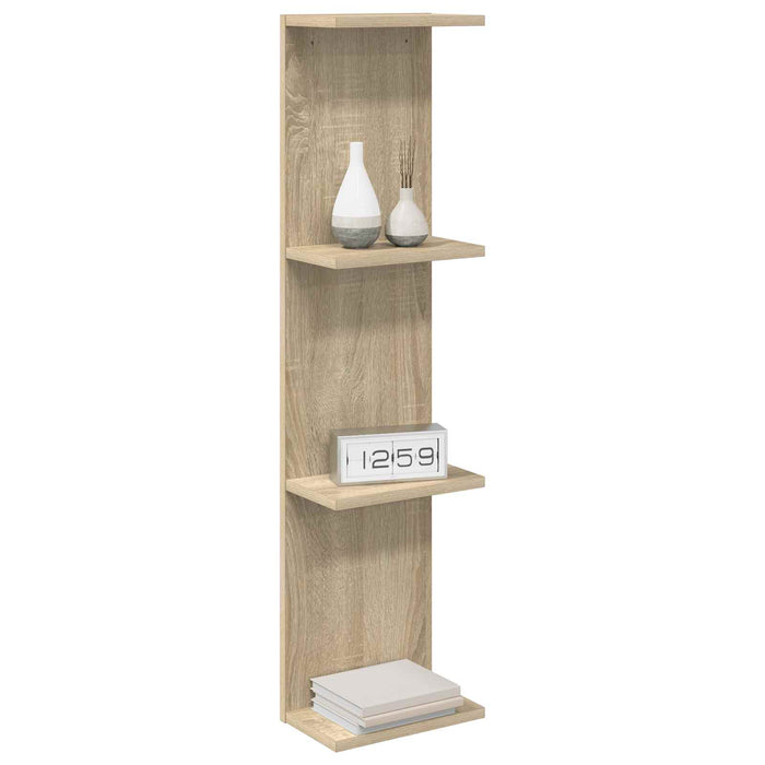Raft de perete Stejar Sonoma 25 x 15 x 100 cm Lemn prelucrat - WALTI WALTI