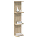Raft de perete Stejar Sonoma 25 x 15 x 100 cm Lemn prelucrat - WALTI WALTI