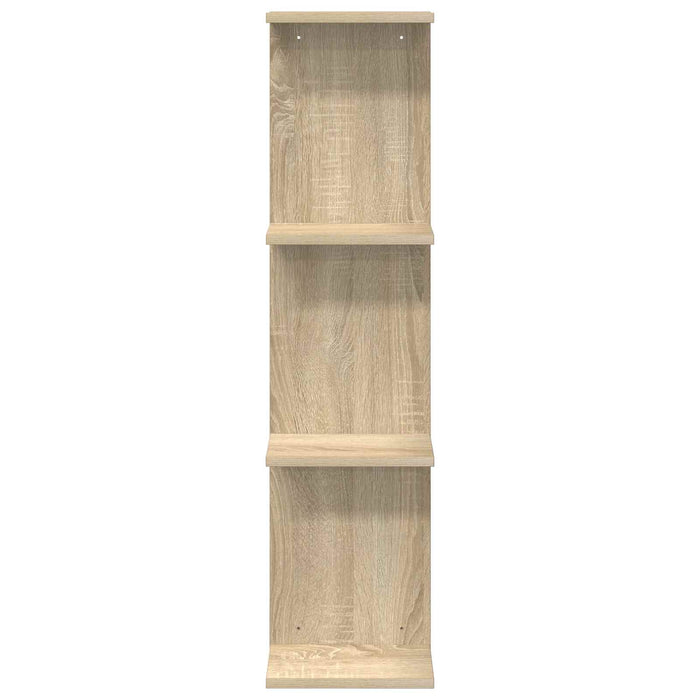 Raft de perete 2 pcs Stejar Sonoma 25 x 15 x 100 cm - WALTI WALTI