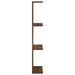 Raft de perete Stejar fumuriu 25 x 15 x 100 cm Lemn prelucrat - WALTI WALTI