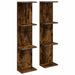 Raft de perete 2 pcs Stejar fumuriu 25 x 15 x 100 cm - WALTI WALTI