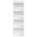 Raft de perete Alb 30 x 15 x 100 cm Lemn prelucrat - WALTI WALTI