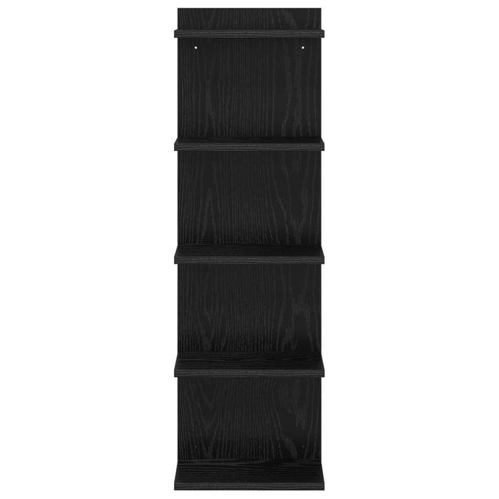 Raft de perete Stejar Negru 30 x 15 x 100 cm Lemn prelucrat - WALTI WALTI