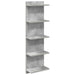 Raft de perete Gri Beton 30 x 15 x 100 cm Lemn prelucrat - WALTI WALTI