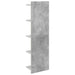 Raft de perete Gri Beton 30 x 15 x 100 cm Lemn prelucrat - WALTI WALTI
