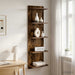 Raft de perete Stejar fumuriu 30 x 15 x 100 cm Lemn prelucrat - WALTI WALTI