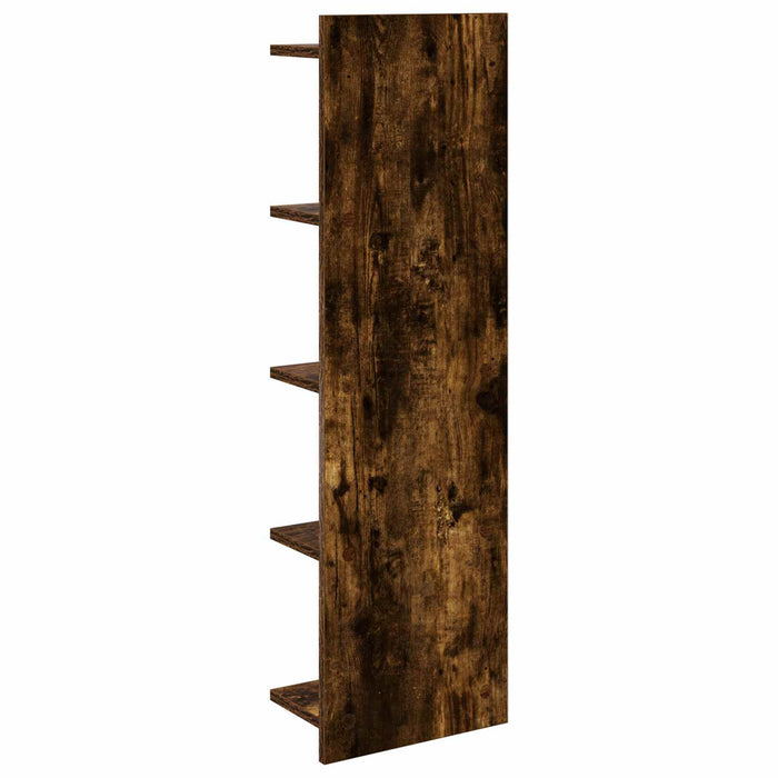 Raft de perete 2 buc. Stejar fumuriu 30 x 15 x 100 cm - WALTI WALTI