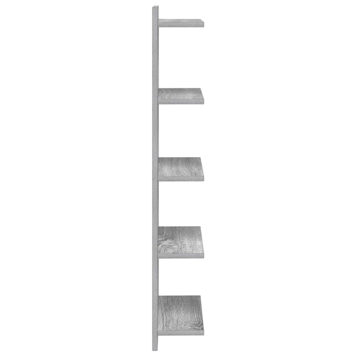 Raft de perete Sonoma gri 30 x 15 x 100 cm Lemn prelucrat - WALTI WALTI
