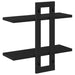 Rafturi suspendate Stejar Negru 40 x 15 x 40 cm Lemn prelucrat - WALTI WALTI