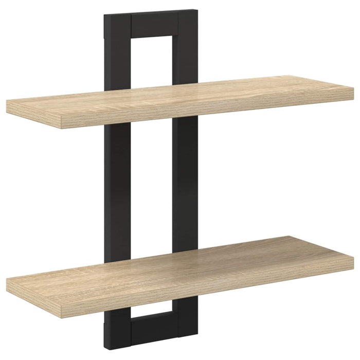 Rafturi suspendate Stejar Sonoma 40 x 15 x 40 cm Lemn prelucrat - WALTI WALTI