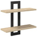 Rafturi suspendate Stejar Sonoma 40 x 15 x 40 cm Lemn prelucrat - WALTI WALTI
