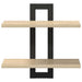 Rafturi suspendate Stejar Sonoma 40 x 15 x 40 cm Lemn prelucrat - WALTI WALTI
