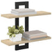 Rafturi suspendate Stejar Sonoma 40 x 15 x 40 cm Lemn prelucrat - WALTI WALTI