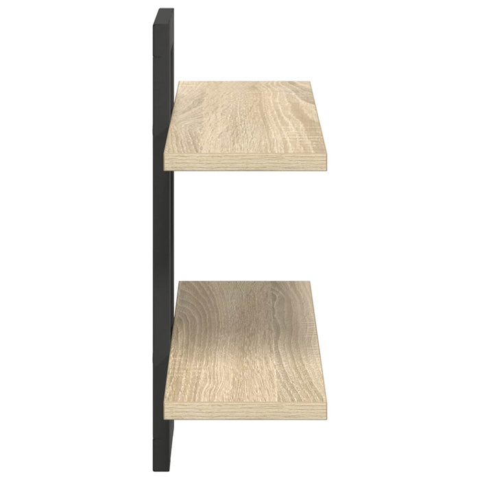 Rafturi suspendate Stejar Sonoma 40 x 15 x 40 cm Lemn prelucrat - WALTI WALTI