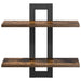 Rafturi suspendate Stejar fumuriu 40 x 15 x 40 cm - WALTI WALTI