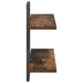 Rafturi suspendate Stejar fumuriu 40 x 15 x 40 cm - WALTI WALTI