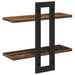 Rafturi suspendate Lemn vechi 40 x 15 x 40 cm Lemn prelucrat - WALTI WALTI