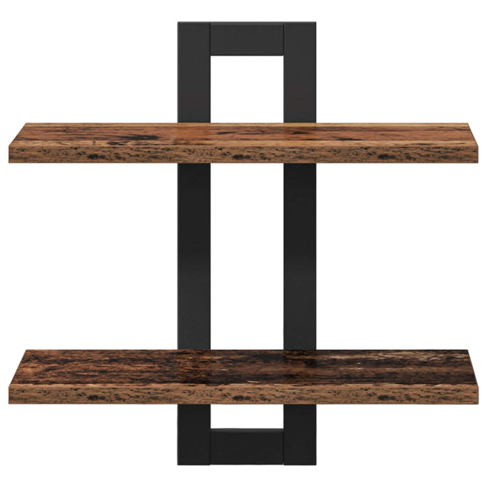Rafturi suspendate Lemn vechi 40 x 15 x 40 cm Lemn prelucrat - WALTI WALTI