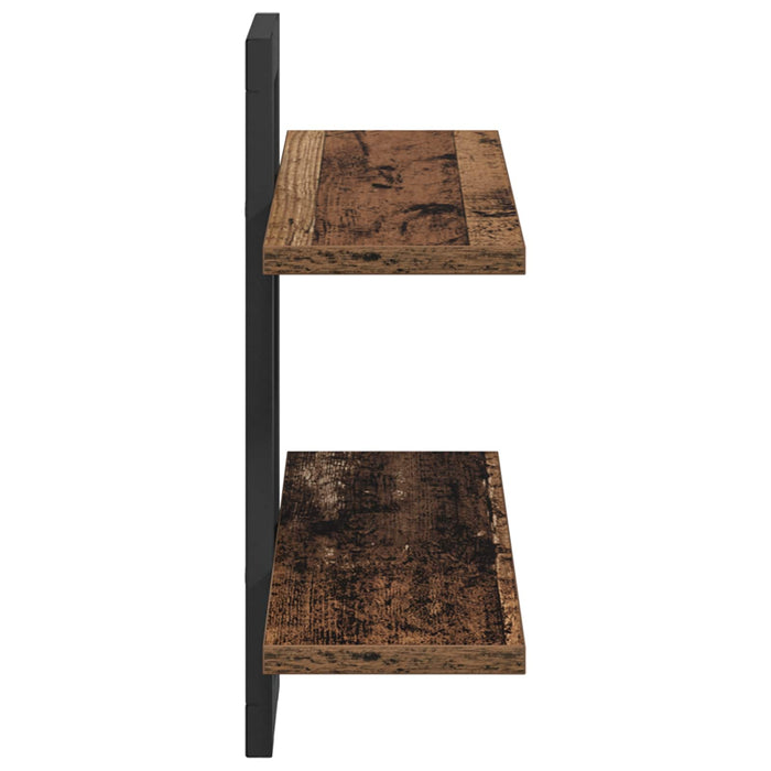 Rafturi suspendate Lemn vechi 40 x 15 x 40 cm Lemn prelucrat - WALTI WALTI