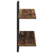 Rafturi suspendate Lemn vechi 40 x 15 x 40 cm Lemn prelucrat - WALTI WALTI