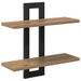 Rafturi suspendate Stejar Artizanal 40 x 15 x 40 cm - WALTI WALTI