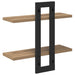 Rafturi suspendate Stejar Artizanal 40 x 15 x 40 cm - WALTI WALTI