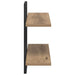 Rafturi suspendate Stejar Artizanal 40 x 15 x 40 cm - WALTI WALTI