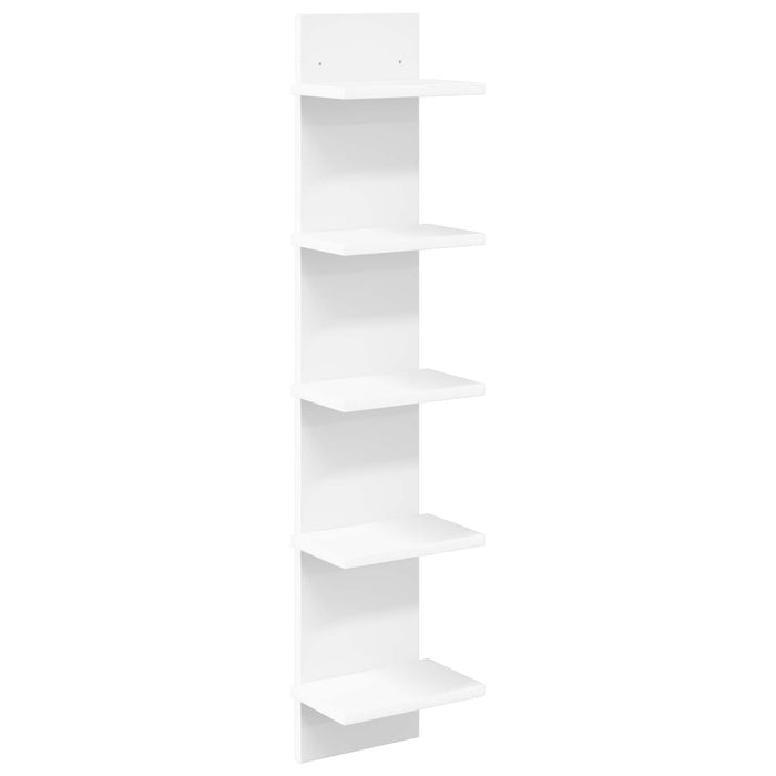 Raft de perete Alb 22 x 15 x 100 cm Lemn prelucrat - WALTI WALTI