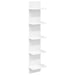 Raft de perete Alb 22 x 15 x 100 cm Lemn prelucrat - WALTI WALTI