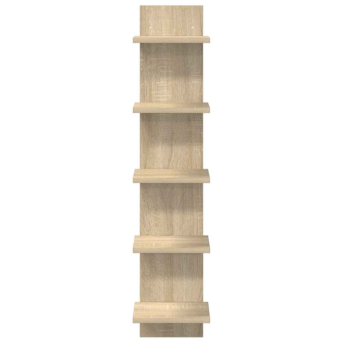 Raft de perete Stejar Sonoma 22 x 15 x 100 cm Lemn prelucrat WALTI