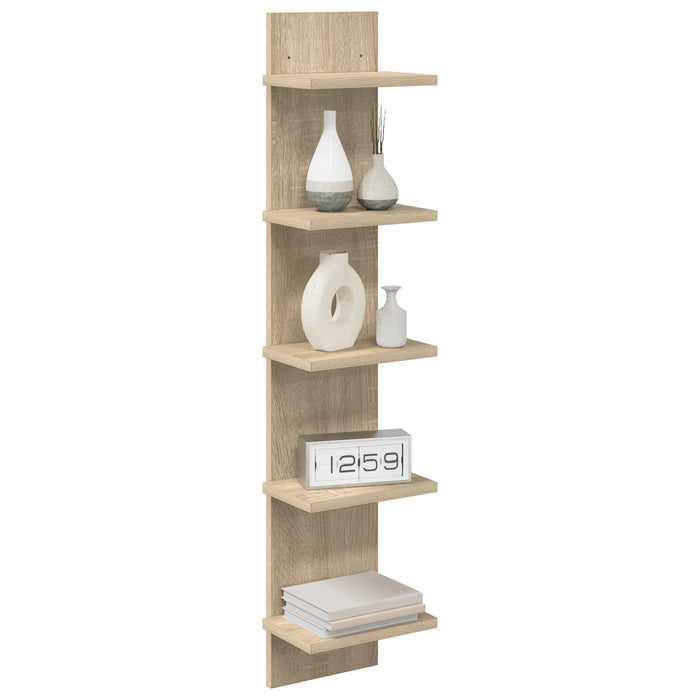 Raft de perete Stejar Sonoma 22 x 15 x 100 cm Lemn prelucrat WALTI
