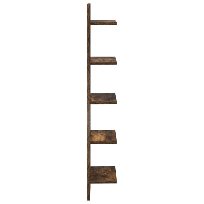 Raft de perete 2 pcs Stejar fumuriu 22 x 15 x 100 cm WALTI