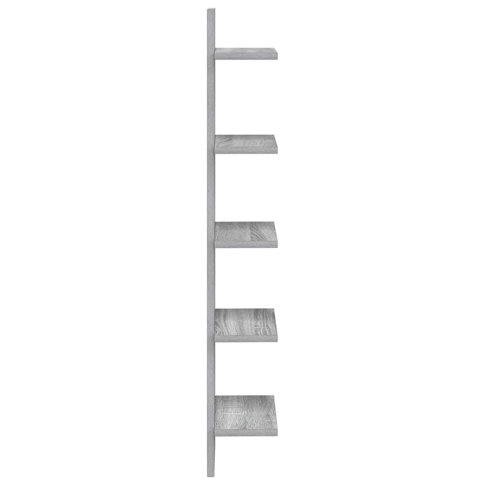 Raft de perete Sonoma gri 22 x 15 x 100 cm Lemn prelucrat WALTI