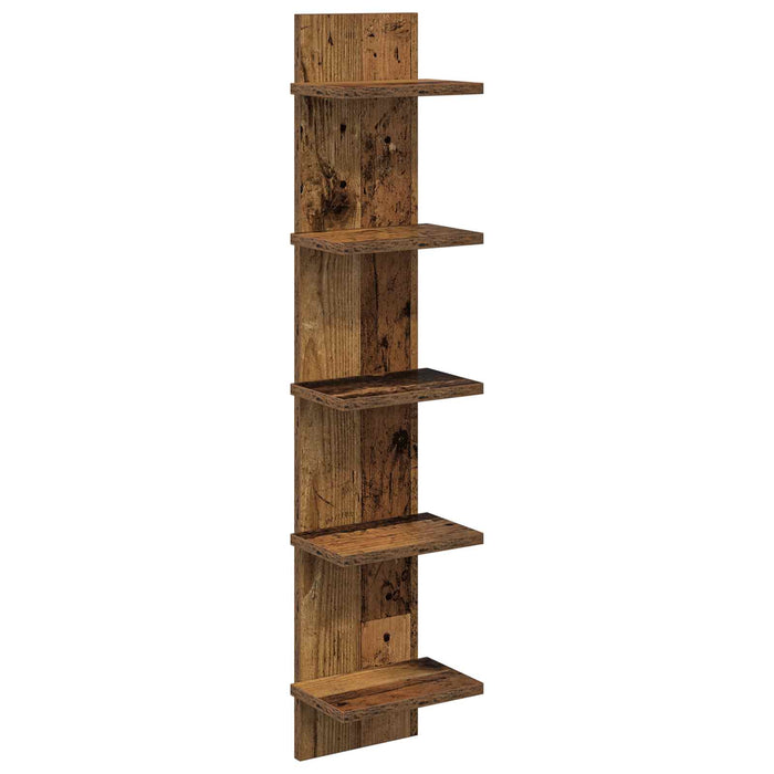 Raft de perete Lemn vechi 22 x 15 x 100 cm Lemn prelucrat WALTI