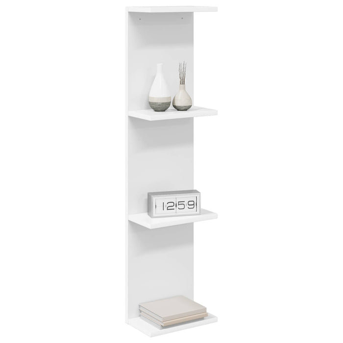 Raft de perete Alb 22 x 15 x 100 cm Lemn prelucrat - WALTI WALTI