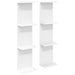 Raft de perete 2 pcs Alb 22 x 15 x 100 cm Lemn prelucrat - WALTI WALTI