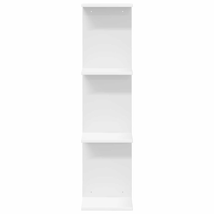 Raft de perete 2 pcs Alb 22 x 15 x 100 cm Lemn prelucrat - WALTI WALTI