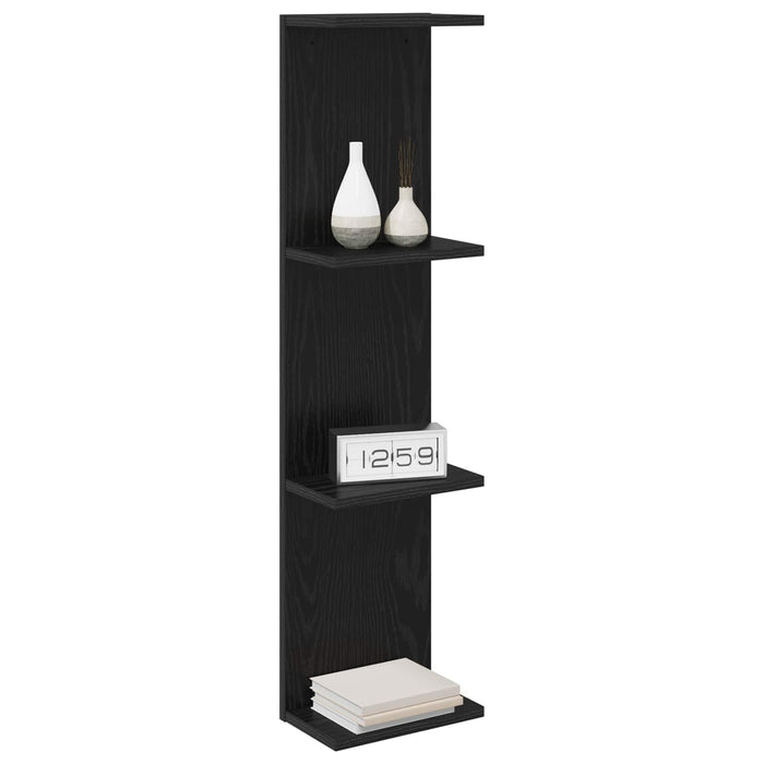 Raft de perete Stejar Negru 22 x 15 x 100 cm Lemn prelucrat - WALTI WALTI