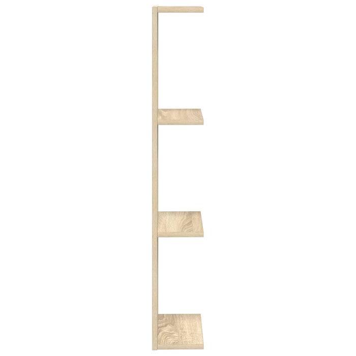 Raft de perete Stejar Sonoma 22 x 15 x 100 cm Lemn prelucrat - WALTI WALTI